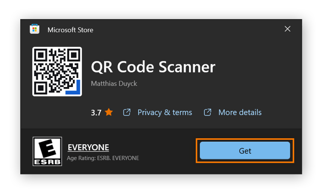 QR code scanner در کامپیوتر