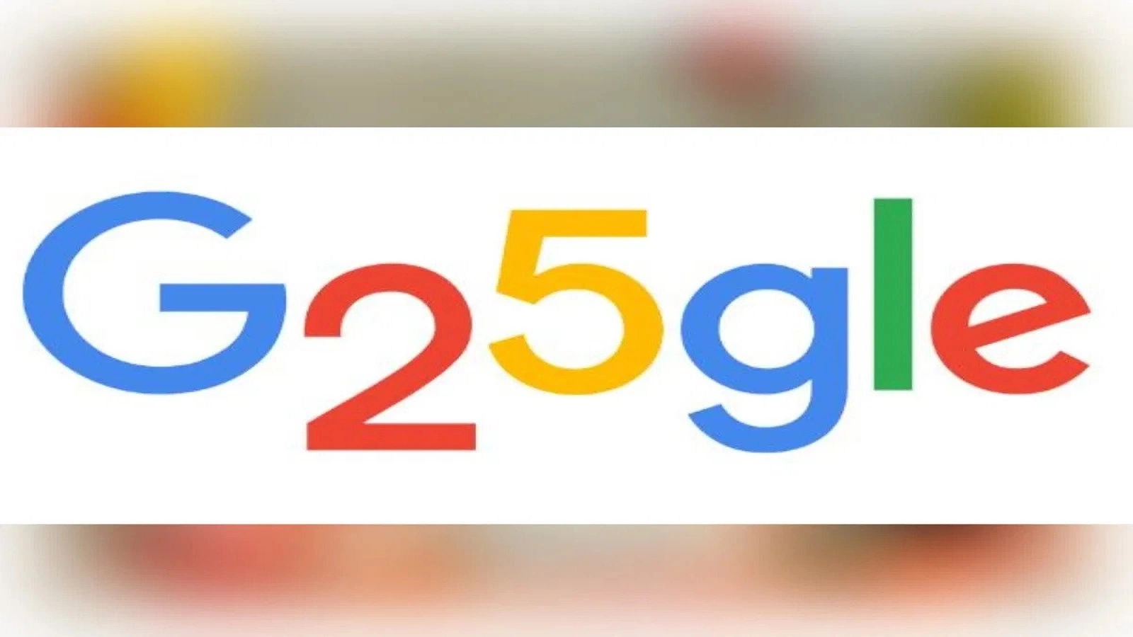 تولد 25 سالگی گوگل