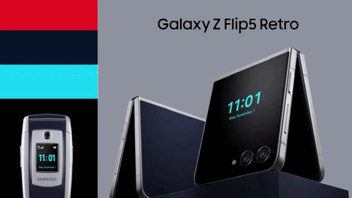 گوشی Galaxy Z Flip 5 Retro به بازار آمد