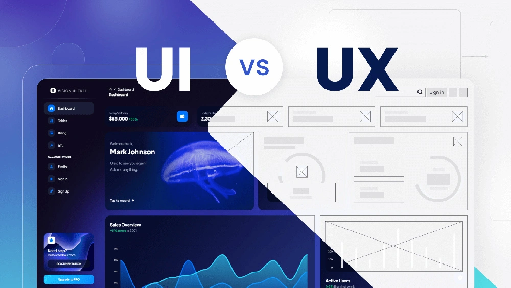طراح UX/UI: ایجاد تجربیات کاربری استثنایی