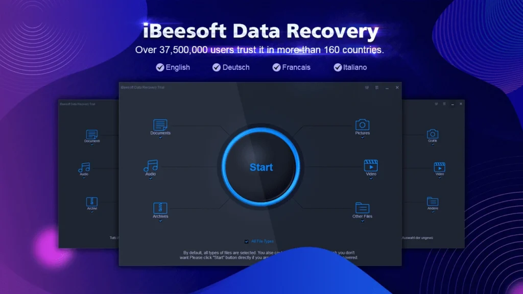 دیتا ریکاوری رایگانiBeesoft Data Recovery