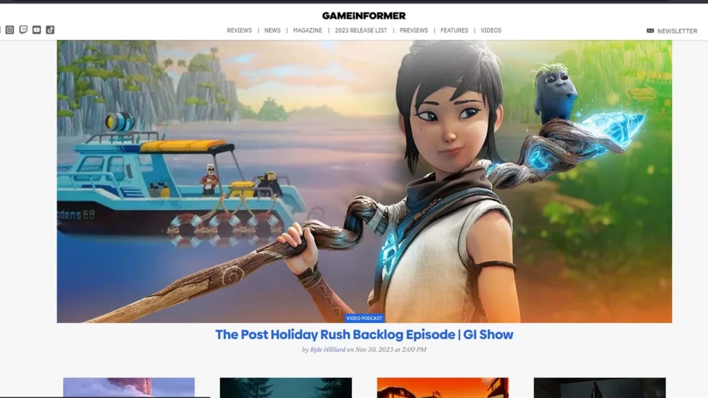 وبسایت بررسی بازی GameInformer