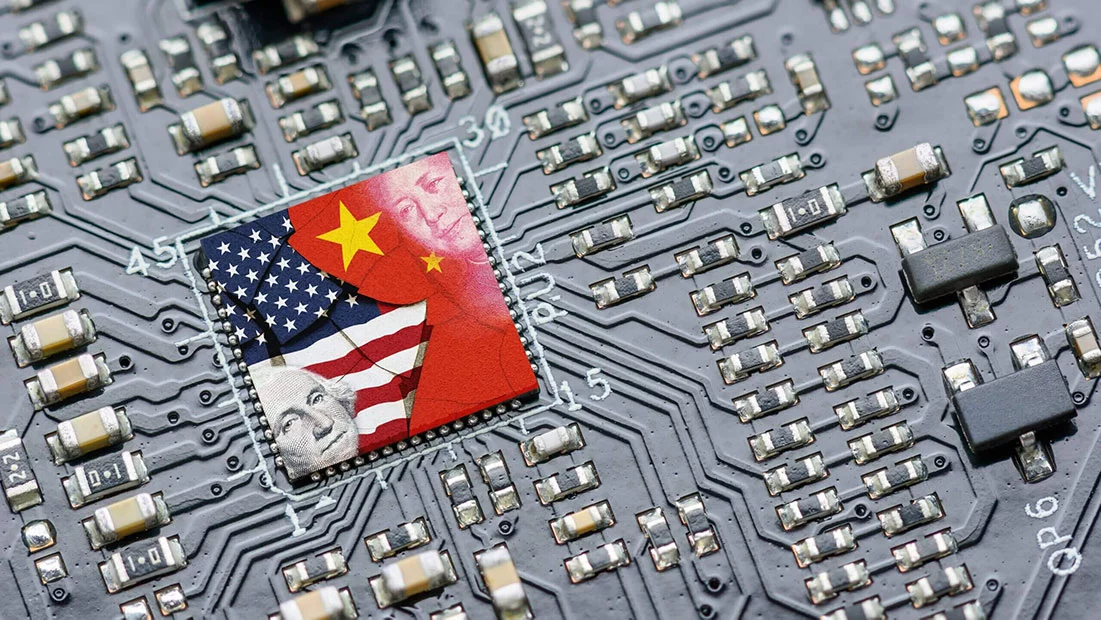 جنگ فناوری بین ایالان متحده و چین 2024