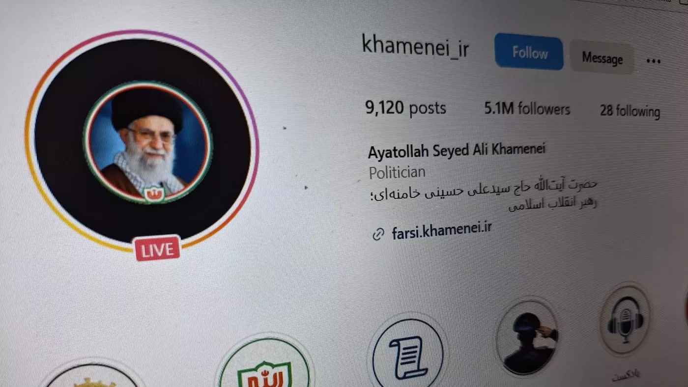 شرکت متا اکانت های حضرت آیت ا... خامنه ای را تعلیق کرد