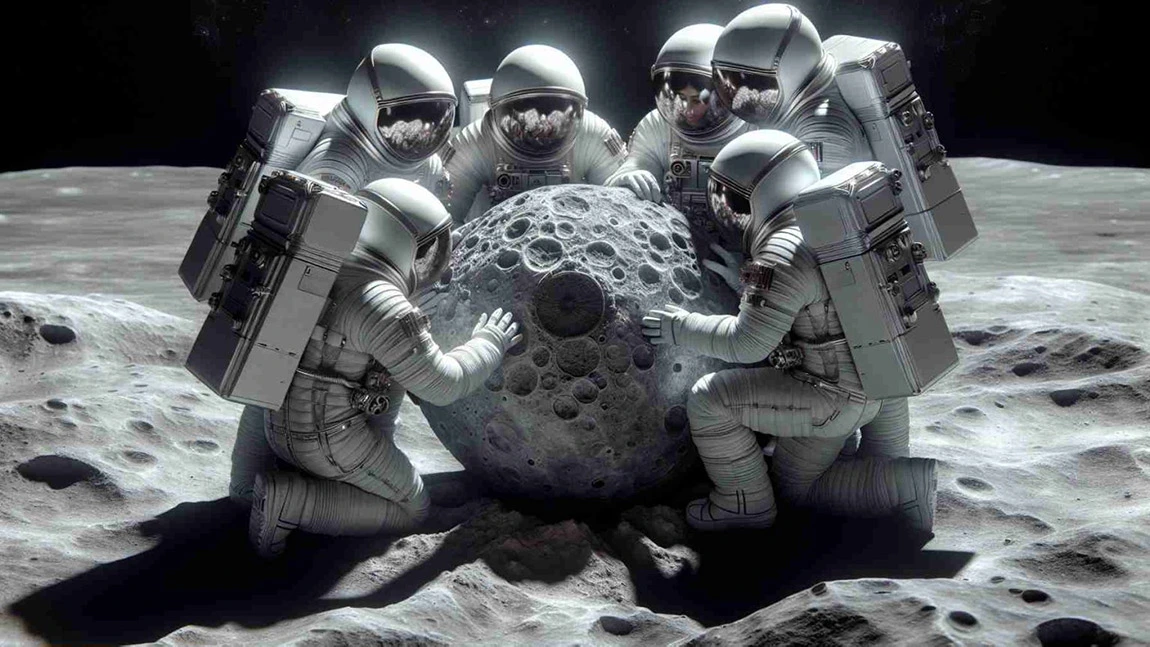 کشف مواد یافته نشده در سطح کره ماه توسط پژوهشگران چینی