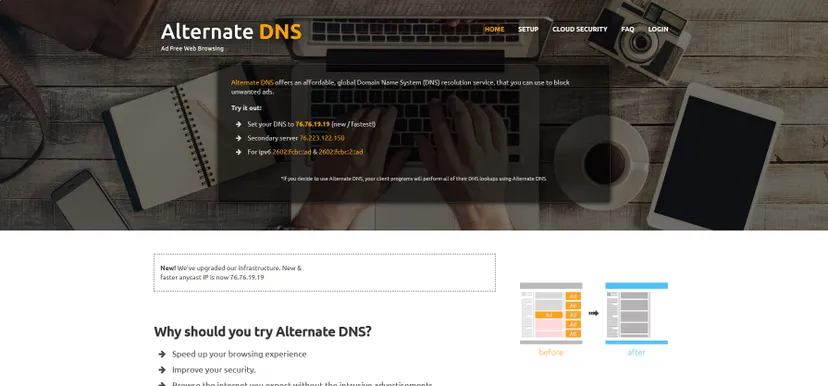 Alternate DNS
