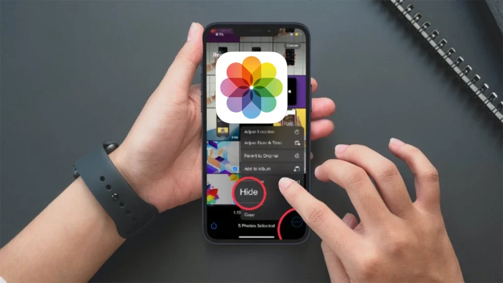 چگونه عکس را در گوشی آیفون مخفی یا پنهان کنیم؟
