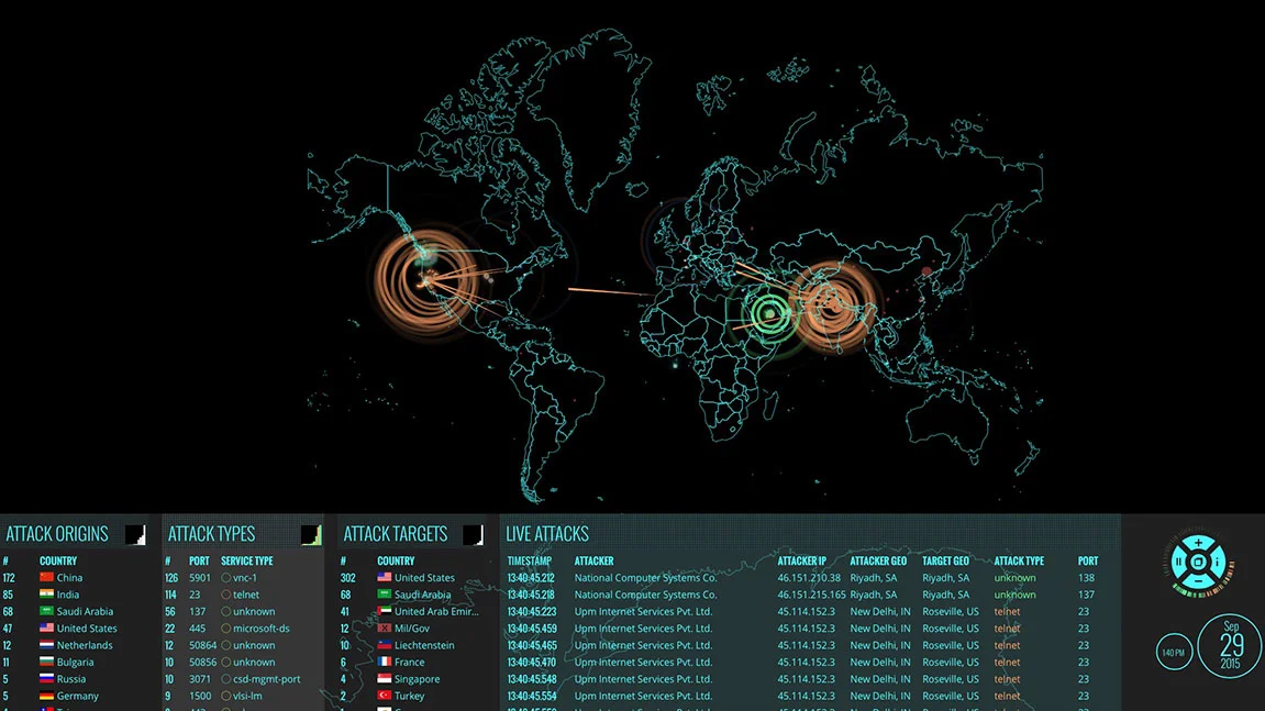 کدام کشور بیشتر قربانی حملات سایبری می‌شود