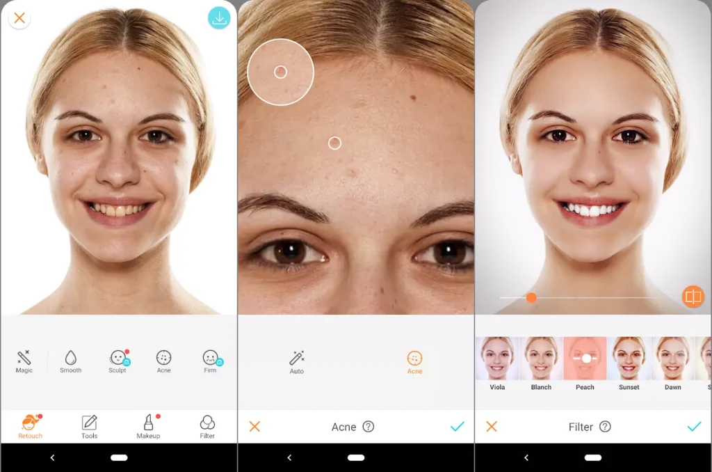 AirBrush ابزار ویرایش صورت در گوشی | لاگ‌مدیا