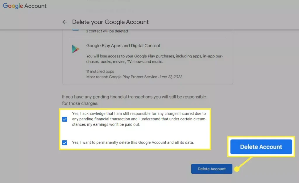 حذف اکانت جیمیل برای همیشه - لاگمدیا