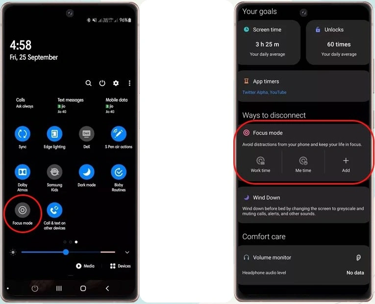 حالت فوکوس در گوشی اندروید - لاگ‌مدیا
