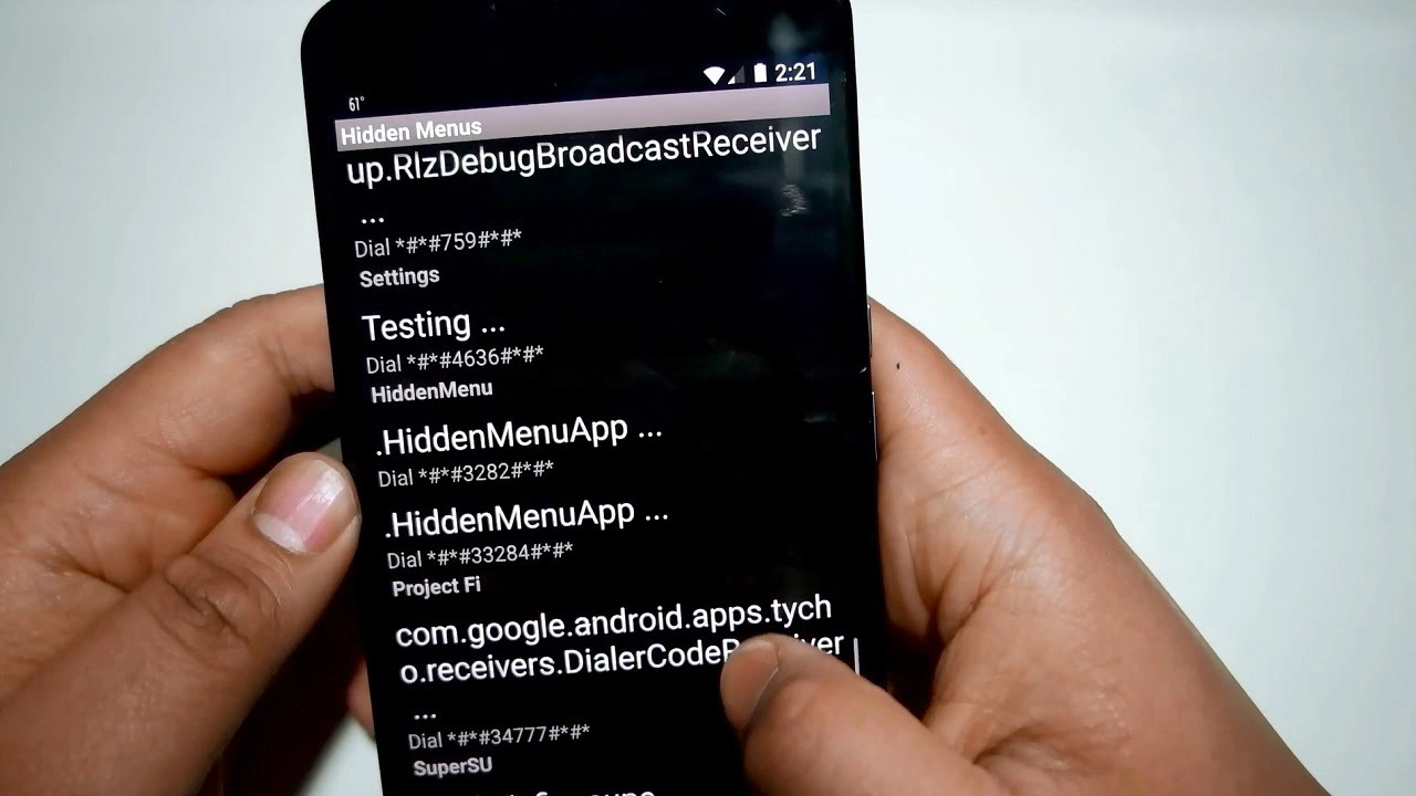 کد مخفی اندروید برا توسعه دهندگان - تست اندروید - لاگمدیا