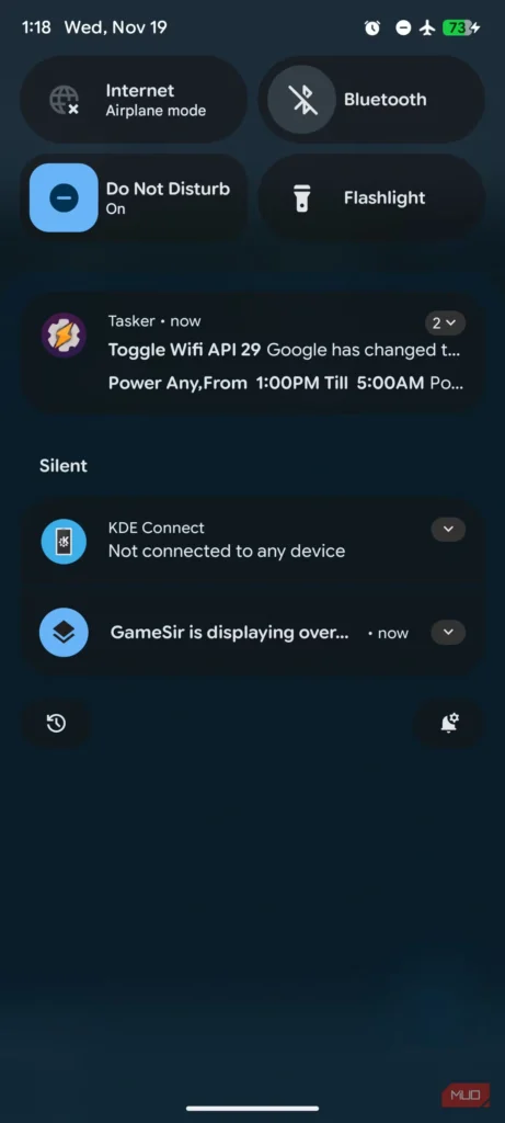 هشدار وای‌فای کاذب در android tasker