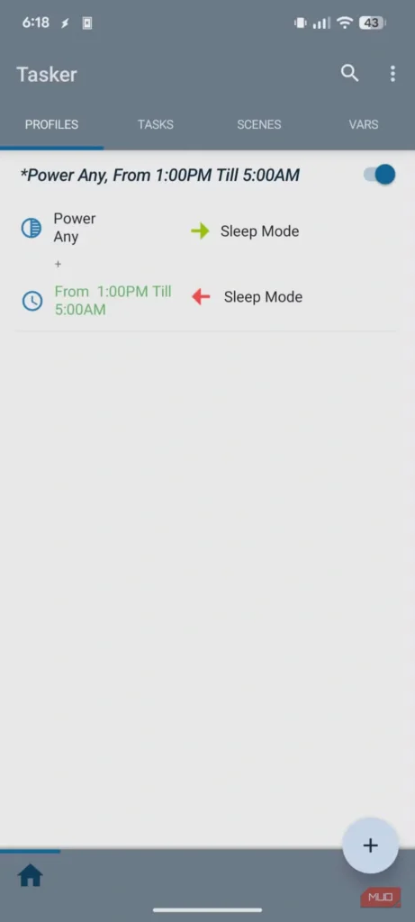 کار با ماشه‌های شرطی چندگانه - در تسکر اندروید