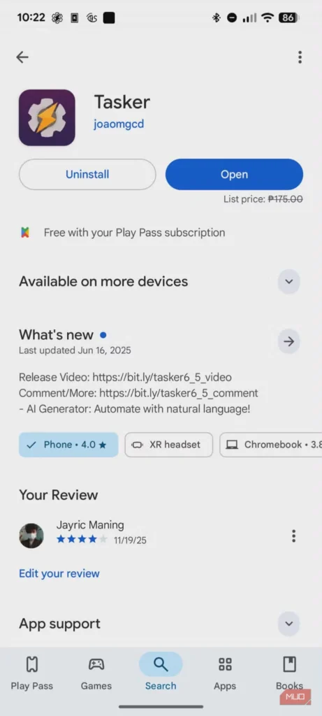 خروج از حالت خواب - دانلود اپلیکیشن تسکر