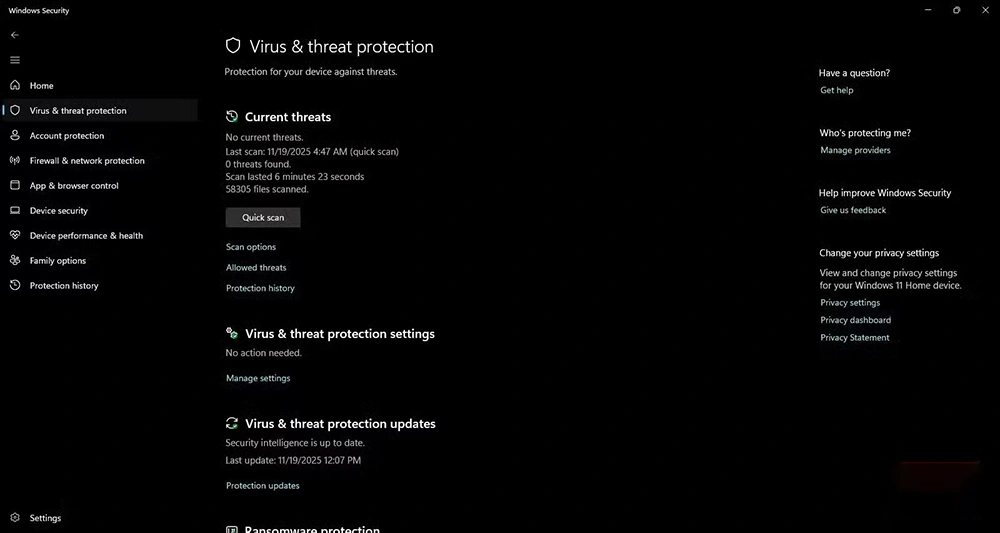 چگونه آنتی ویروس و فایروال داخلی امنیت ویندوز رو فعال کنیم - لاگ‌مدیا