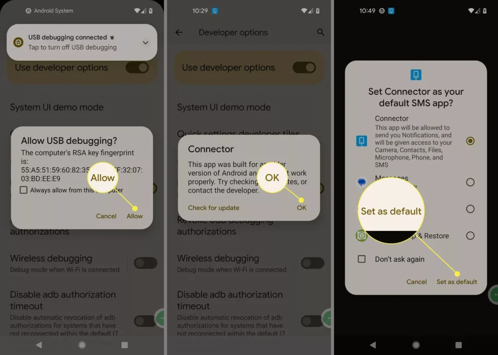 ارسال همه مسیج ها به گوشی جدید اندروید - لاگمدیا