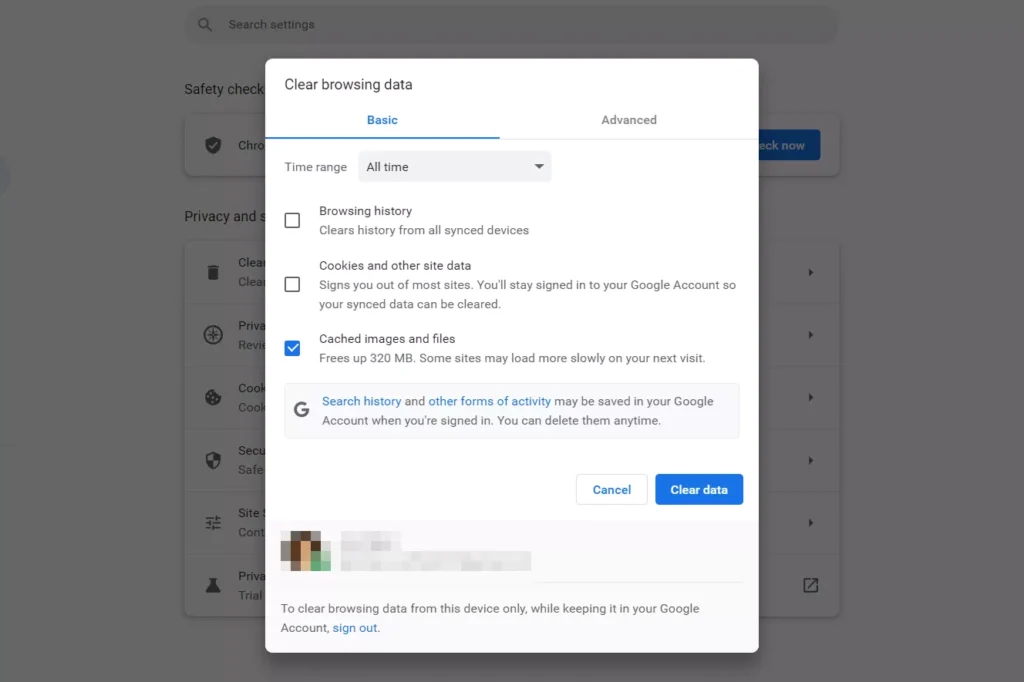 پاک کردن کش بروزر (مرورگر ویندوز) -لاگ‌مدیا