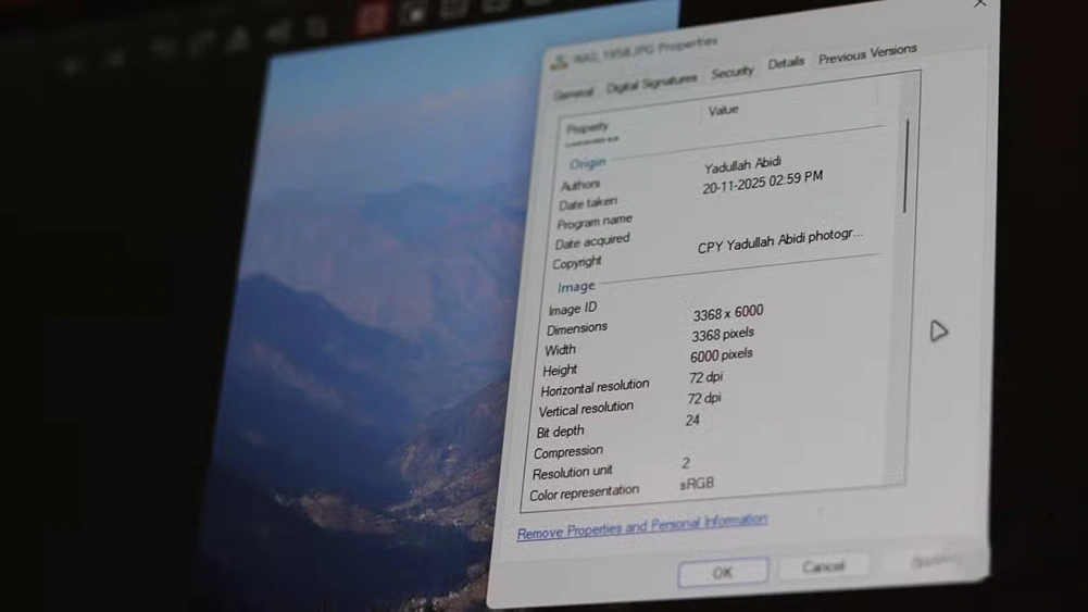 داده های پنهاین در تصاویر و عکس های شما - لاگ‌مدیا
