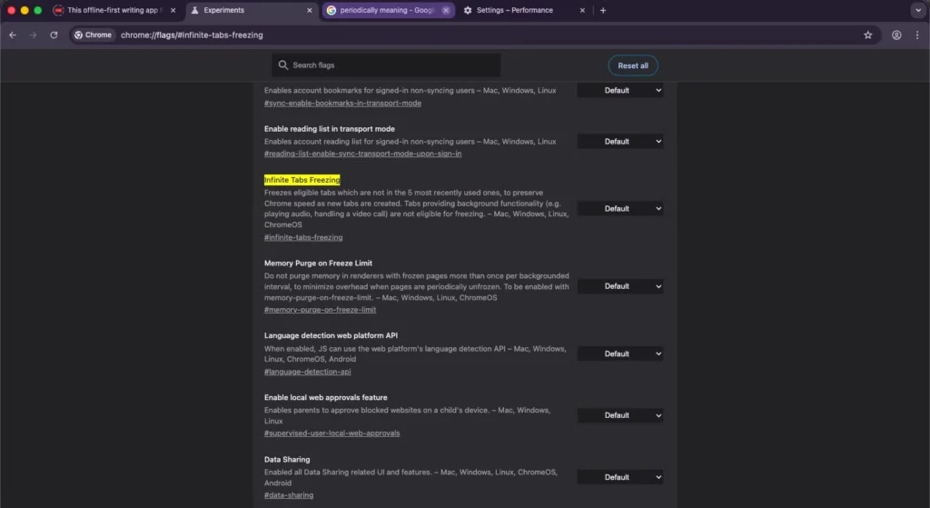فریز کردن تب ها در گوگل کروم - لاگ‌مدیا