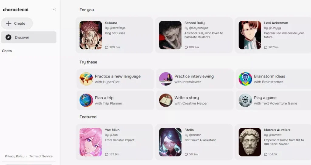 بهترین هوش مصنوعی برای متن های چت و صحبت کردن با شخصیت های خاص - لاگ‌مدیا