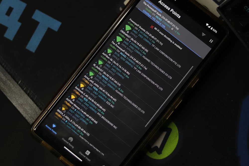 اپ آنالیز وای فای برای سنجش سیگنال مودم - لاگمدیا