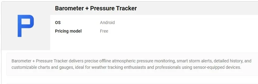 فشار سنج موبایل - ارتفاع سنج موبایل و گوشی - لاگ‌مدیا
